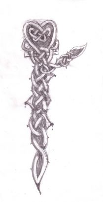 Celtic Heart Tattoo Pic Design